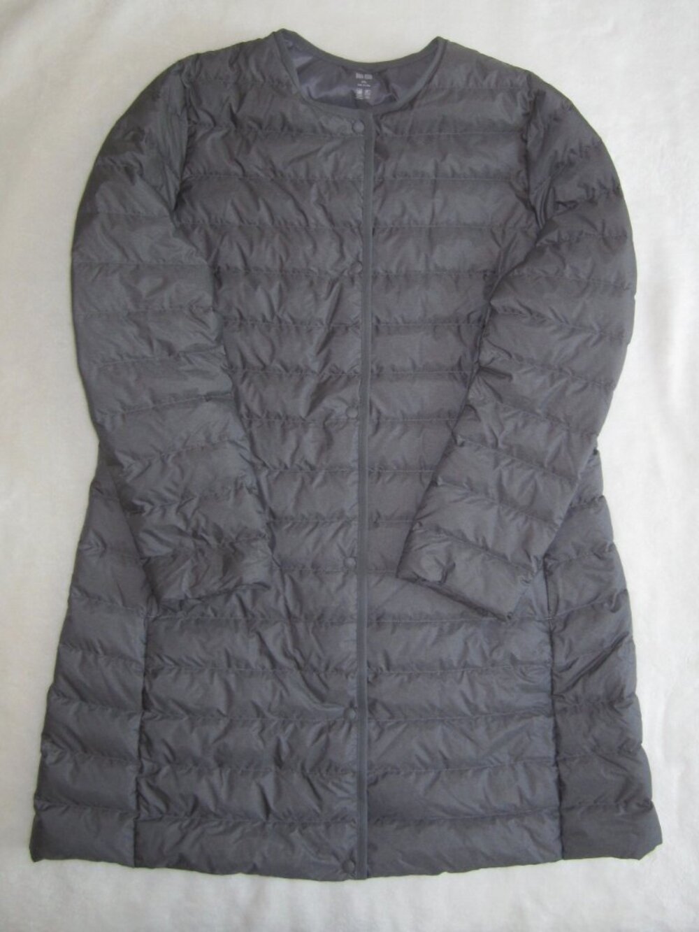 UNIQLO Quilted Down Coat Jacket Charcoal Women's XXL